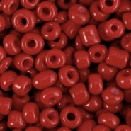 Glasperlen rocailles 6/0 (4mm) Cabernet red